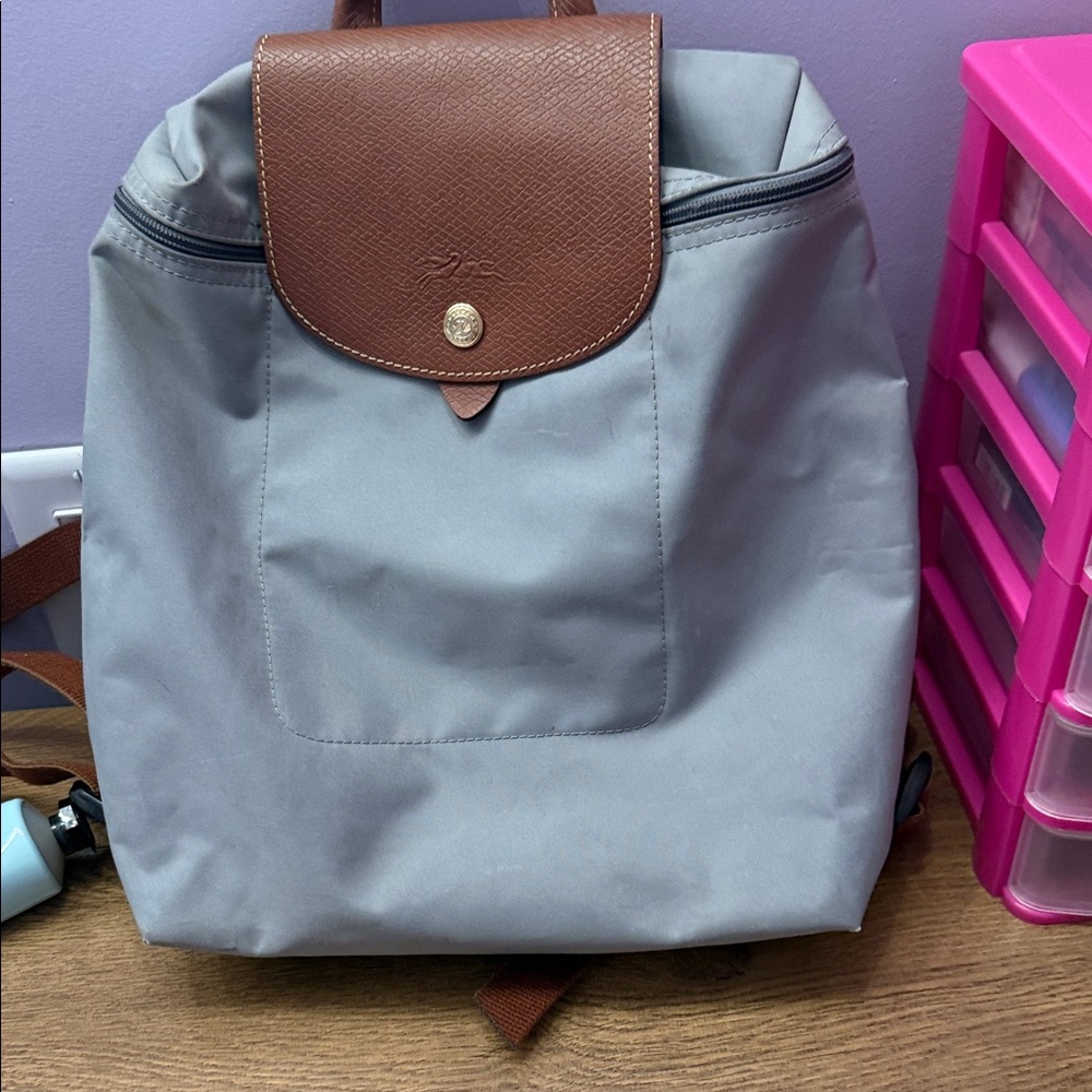 Longchamp Men's Backpack in Gray